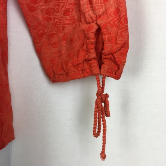 Lucky Brand Womans Top Size Small Orange Ombre - Picture 3 of 8